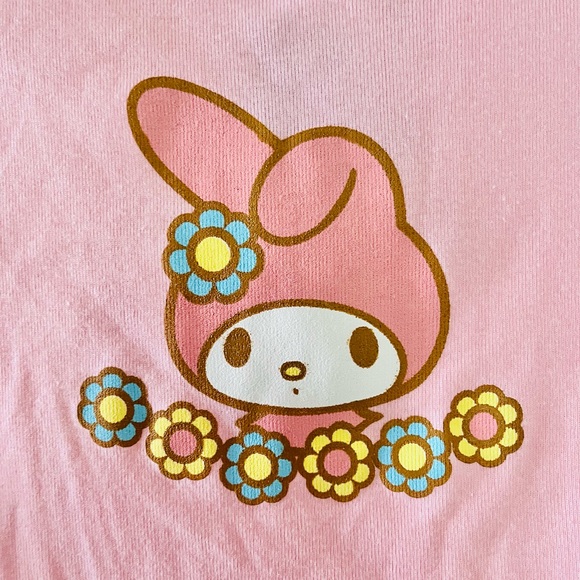 Sanrio x Bioworld My Melody Graphic Print Baby Tee - Picture 3 of 5